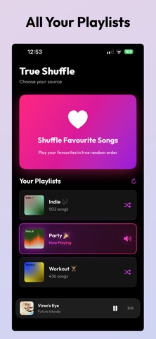 True Shuffle - Random Music Screenshot 2 of 4