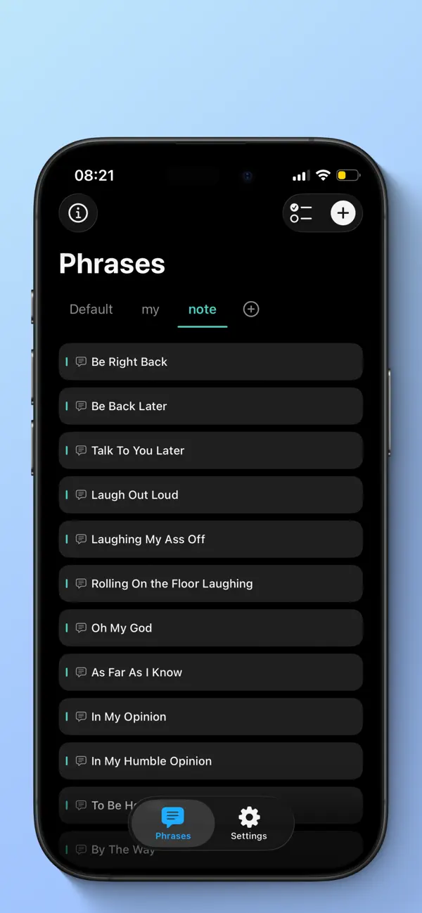 #2. QuickPhrase - Quick Text Input (iOS) Ved: 志杰 朱