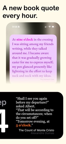 Book Quotes - Clock Widget Screenshot 1 of 3
