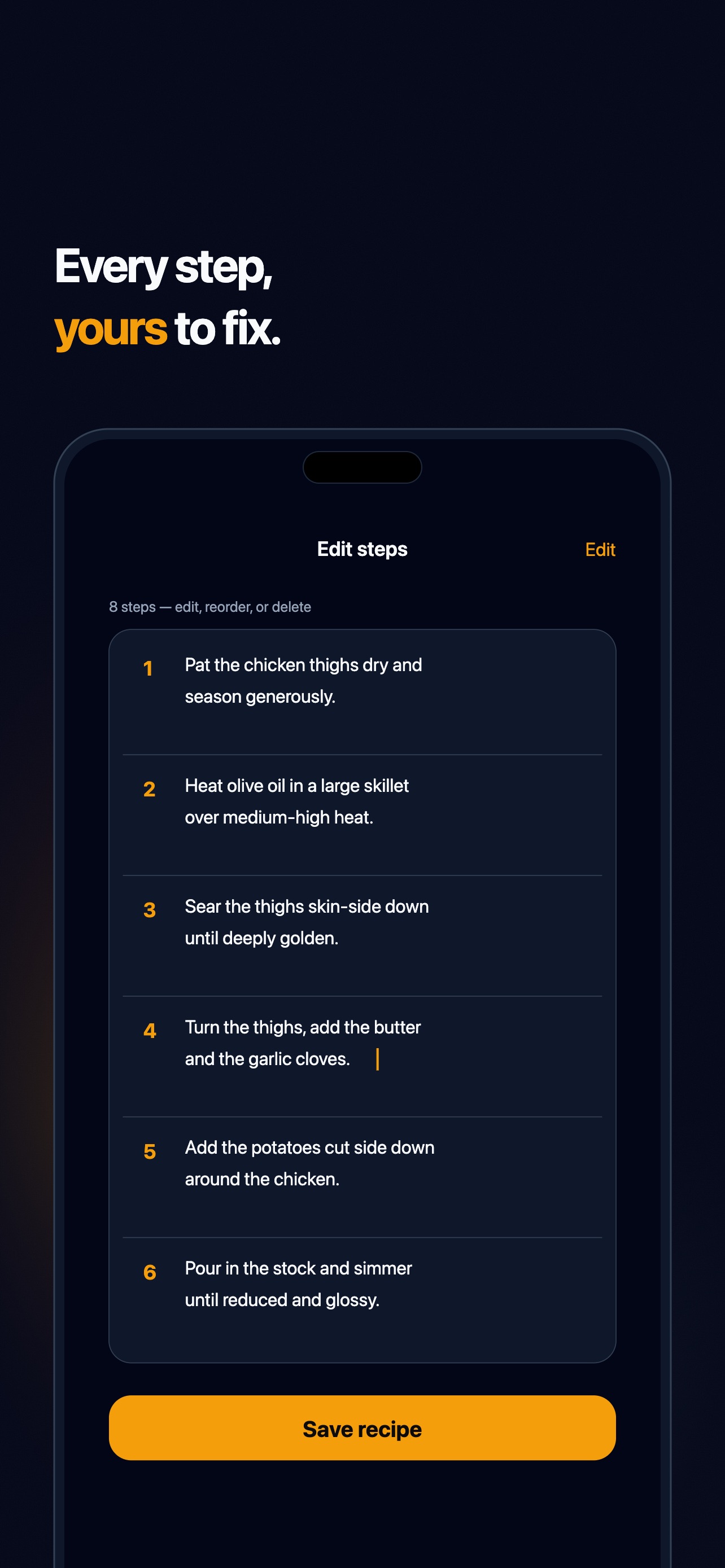 Screenshot 5 of Nod Chef: Hands-Free Cooking