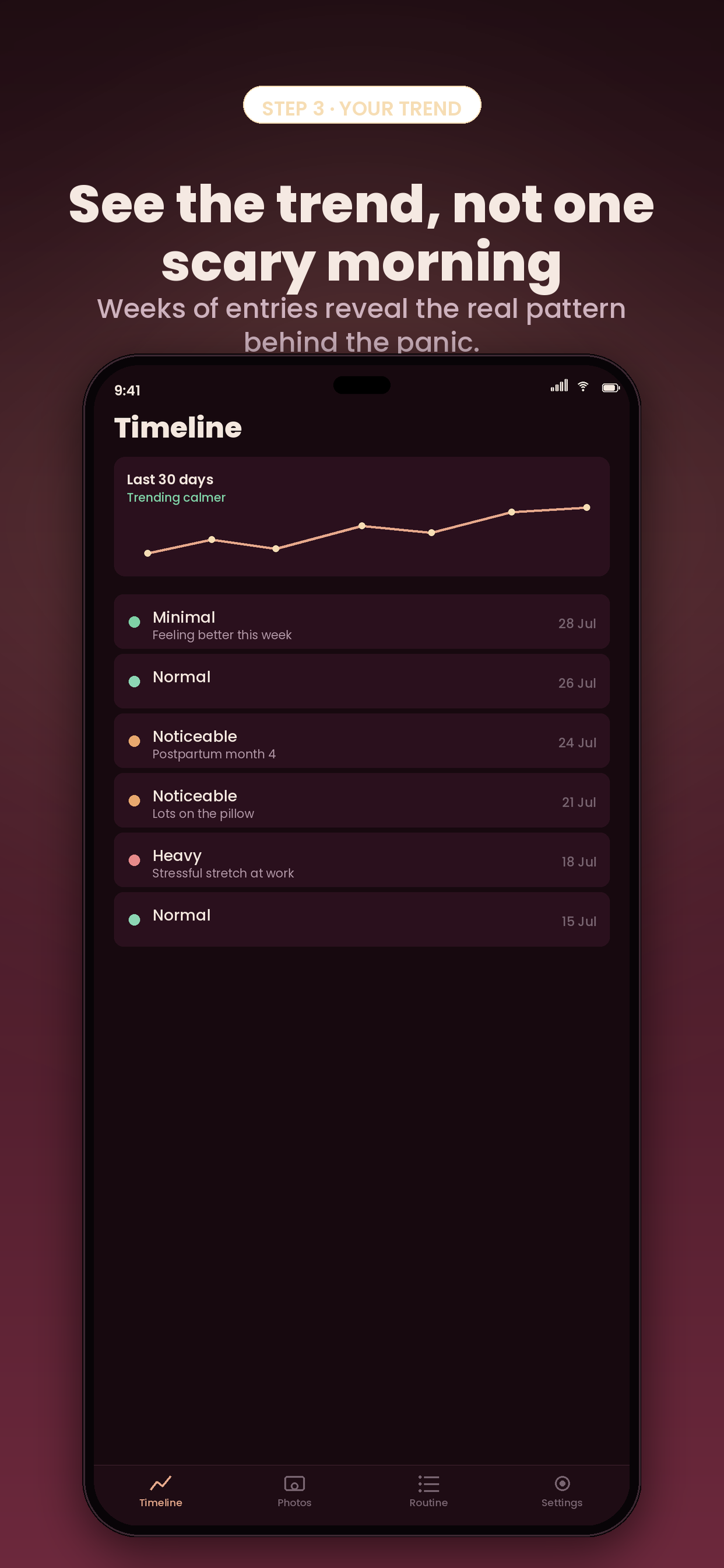 Keralia: Hair Loss Tracker screenshot 3