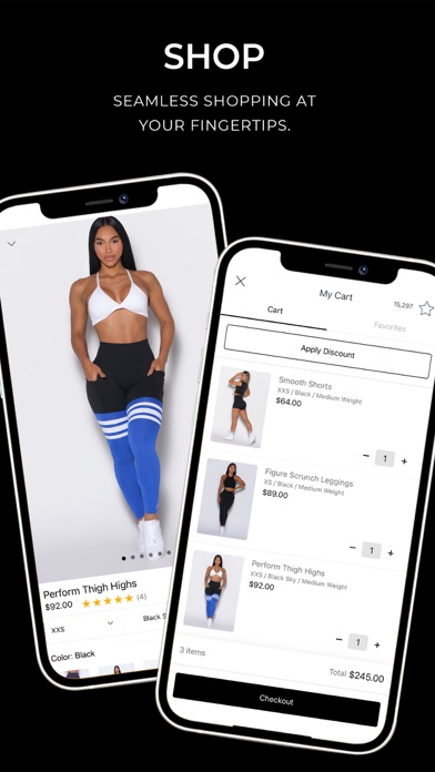 Bombshell Sportswear. Screenshot