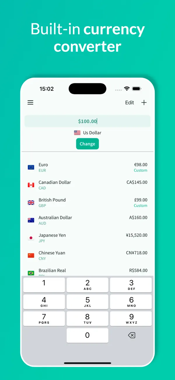 Screenshot #3 pour Tripcoin - Travel budget