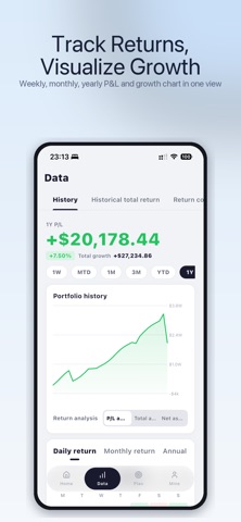 NQ100 Portfolio Notes iPhone screenshot