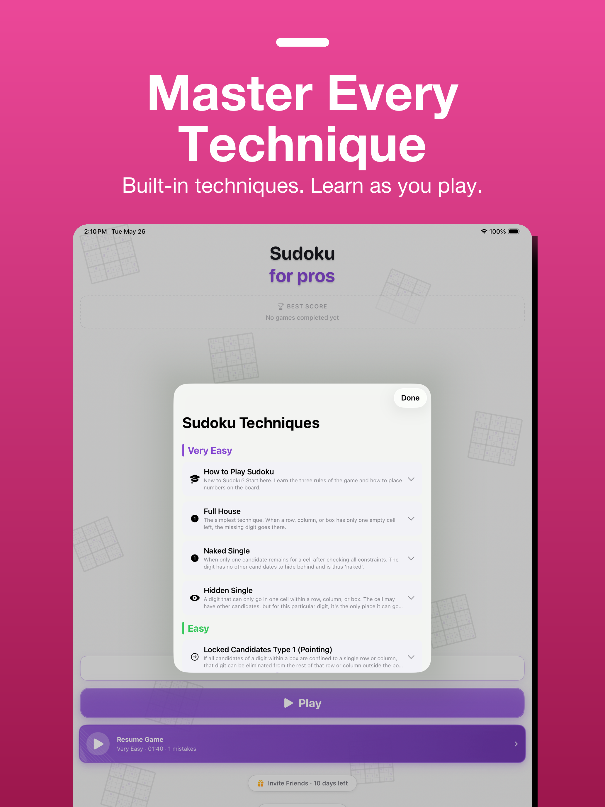 Sudoku for pros