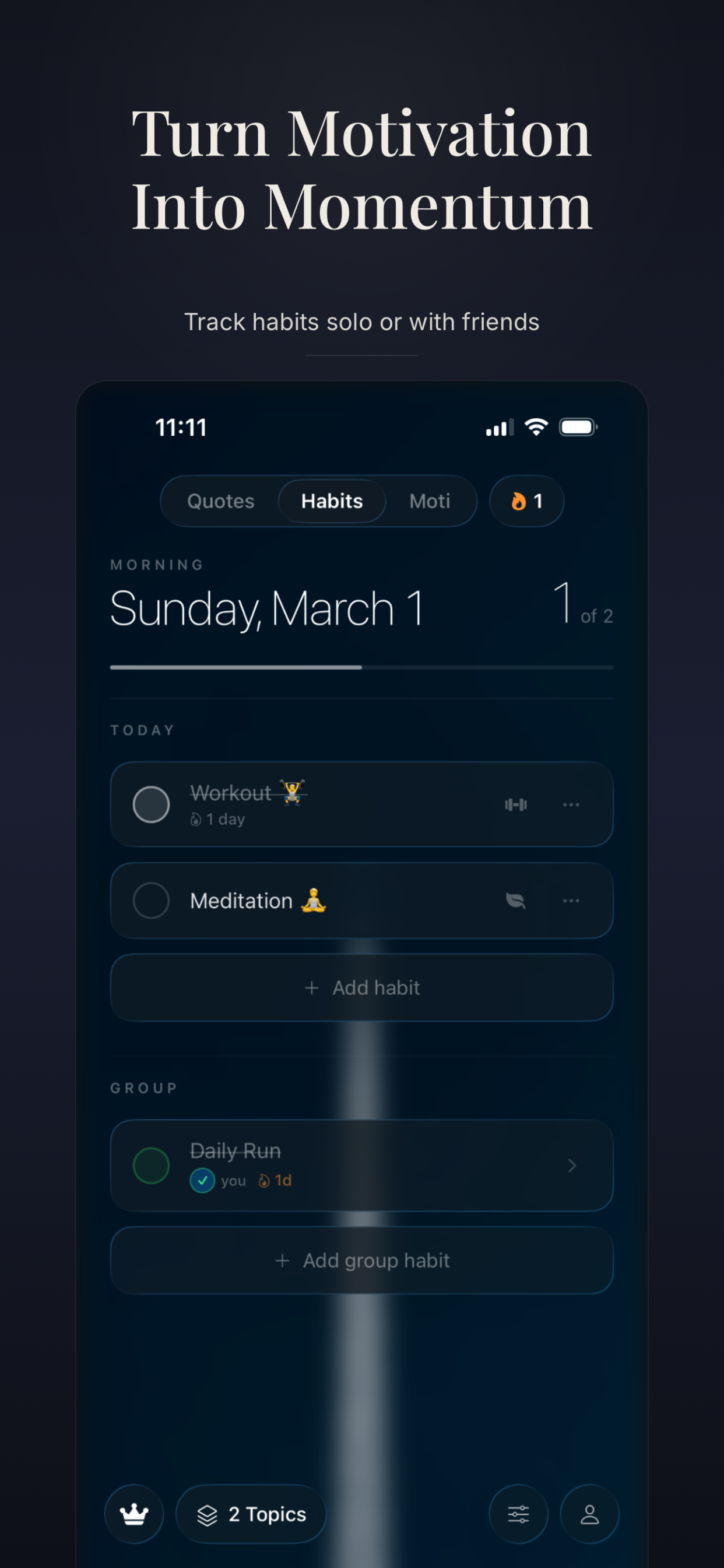Motivational: Quotes & Habits screenshot 5