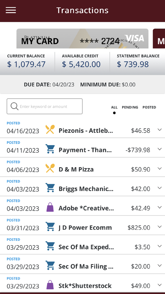 #5. AME Card Manager (iOS) By: Attleboro Municipal Employees Federal Credit Union