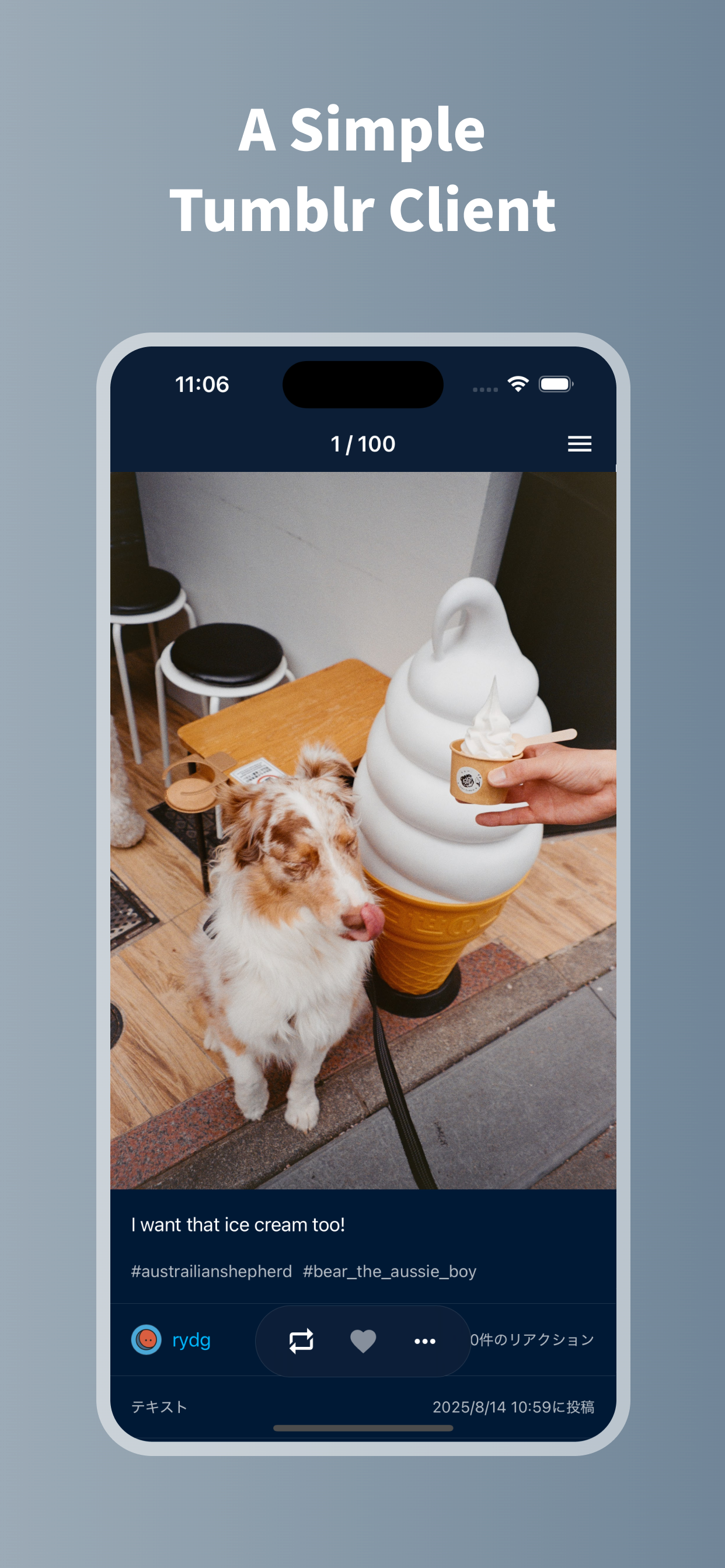 Violet - Tumblr Client