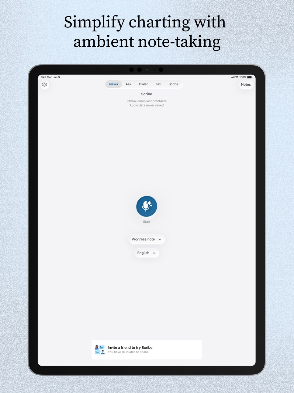 iPad screenshot