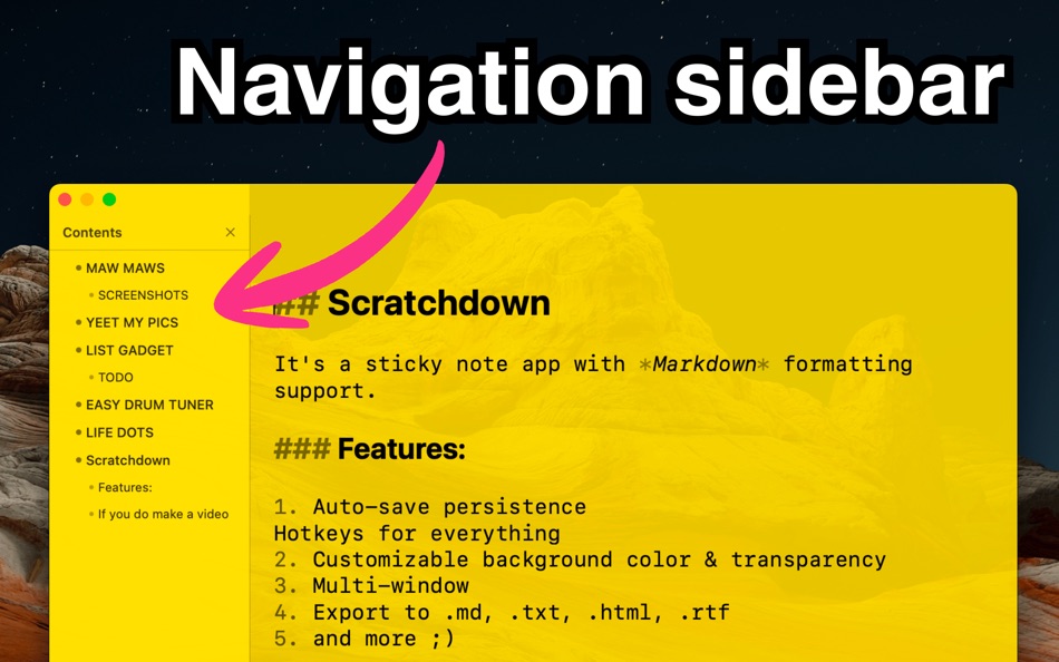 #2. Scratchdown (macOS) di: Peter McPherson