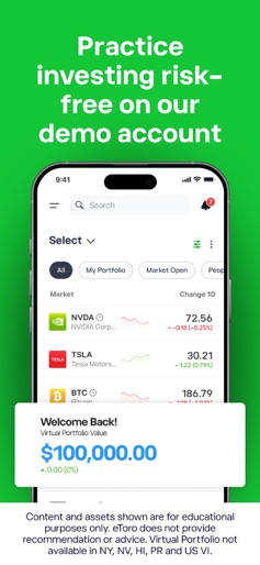 eToro: Trade. Invest. Connect. screenshot 6