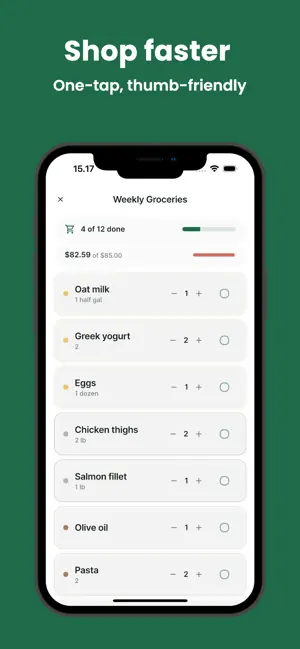 Grocery List: Cart & Pantry screenshot 3