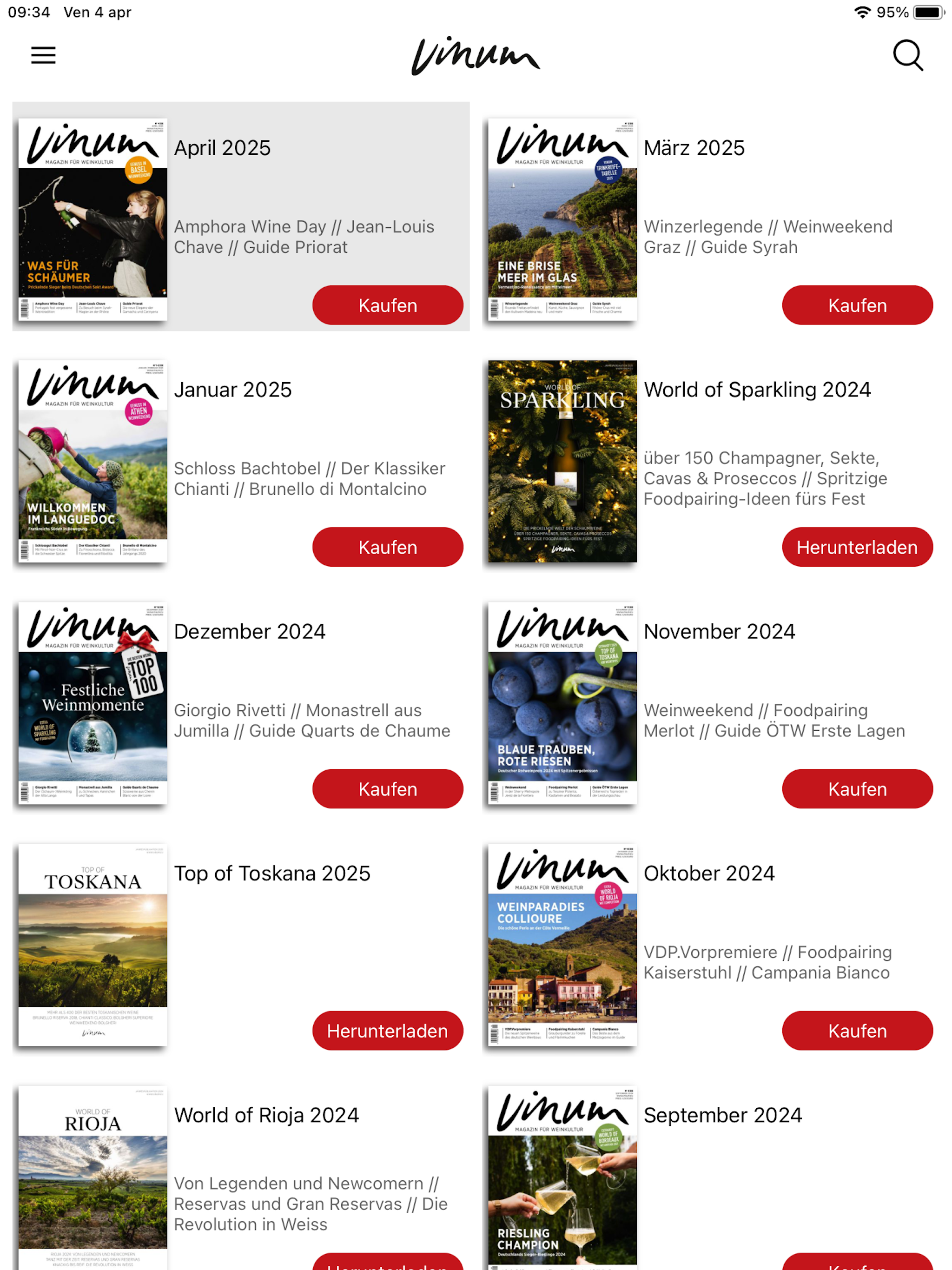 VINUM Weinmagazin DE
