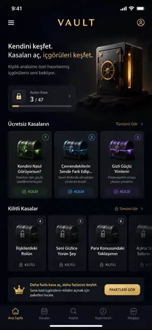 Vault: Kendini Keşfet screenshot 1