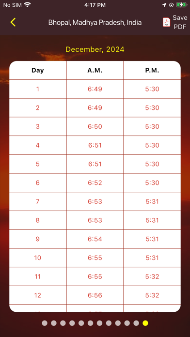Agnihotra Timing(Madhavashram) screenshot