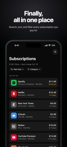 RenewMemo: Track Subscriptions screenshot 6