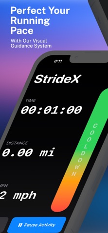 StrideX: Smart Running Coach Screenshot 1 of 4