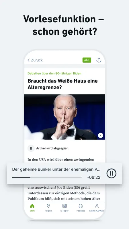 AZ/WAZ - News und Podcast screenshot 7 of 10