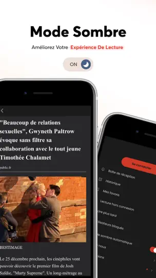 Capture d'écran de Opera News sur iPhone 6