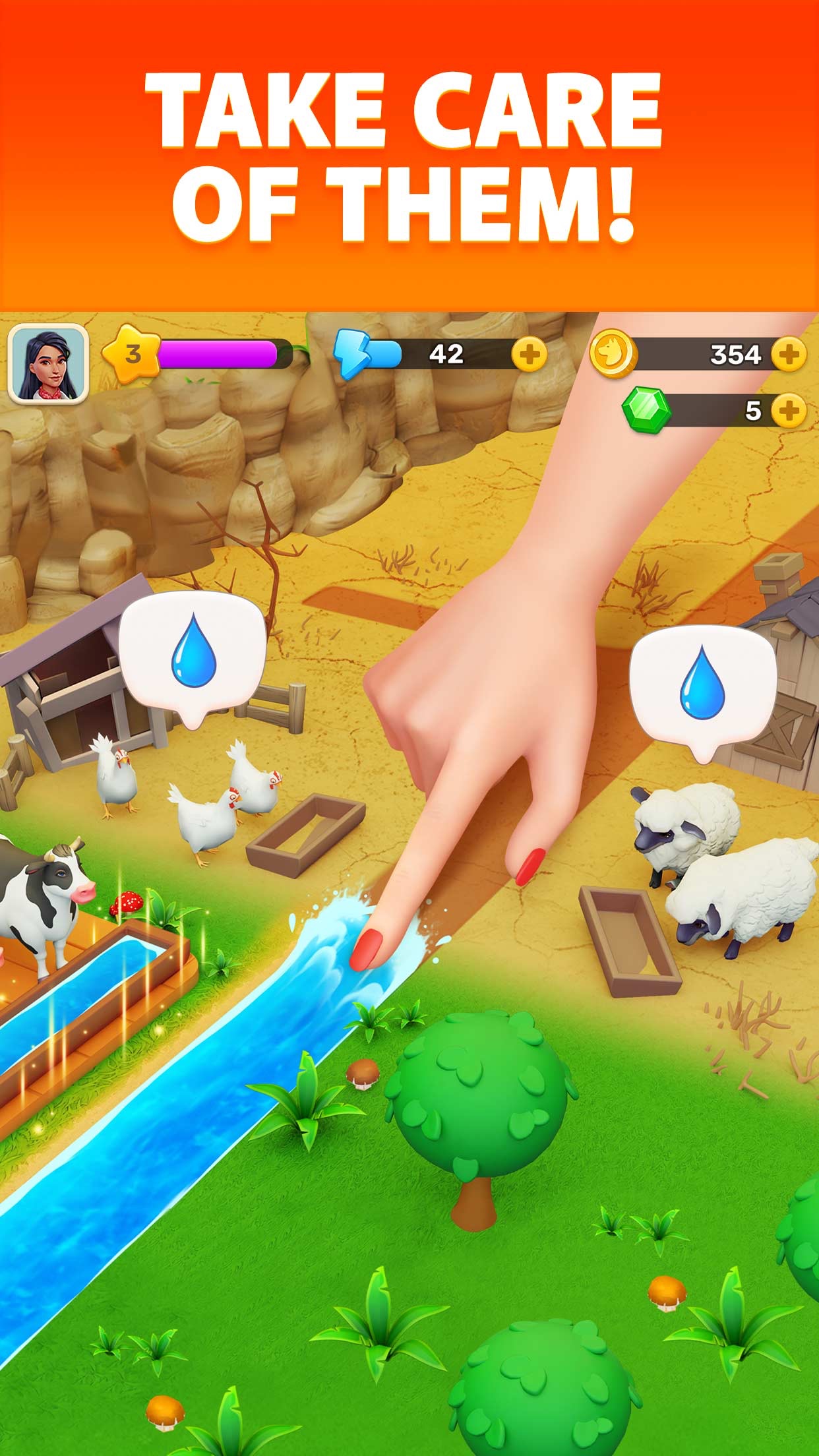 Klondike Adventures: Farm Game screenshot 4