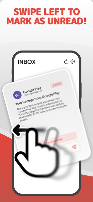 Swipe & Clean Mailbox - MailUp Screenshot 3 of 4
