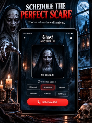 Ghost Scary Prank Call #1 Fake iPad screenshot