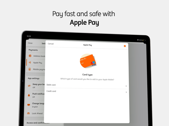 ING Banking iPad screenshot 8 - Finance app