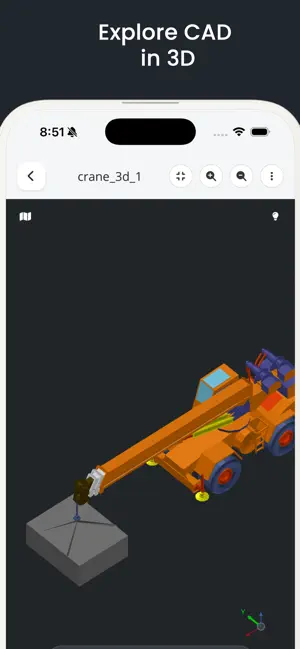 SnapCAD : DWG,DXF,STEP,STL,3MF screenshot 3