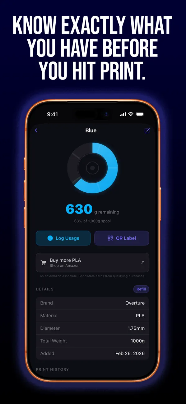 #2. SpoolMate (iOS) Ved: Chris TeSelle