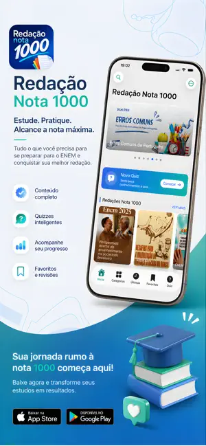 Redação Nota 1000 - Enem screenshot 1