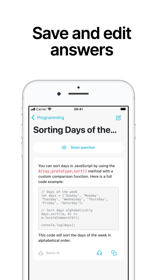 #6. Bottie - AI chatbot (iOS) 由: Swiply Oy