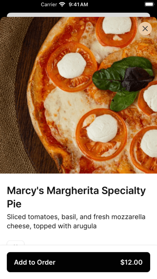 Crust Pizzeria iPhone screenshot 3 - Food & Drink app