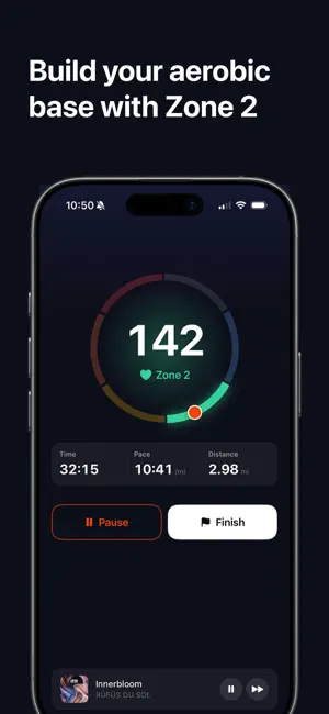 RunBeat: Zone 2, Pace Training screenshot 1
