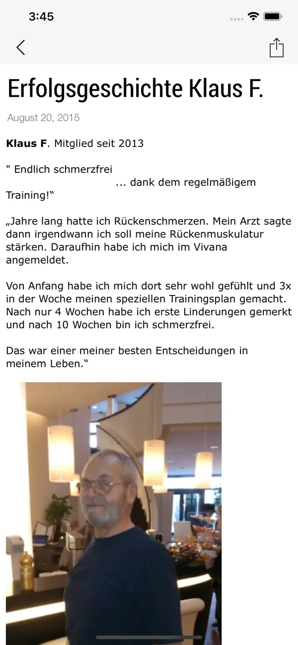 Screenshot #3 pour Vivana Fitness- und Wellnesspa