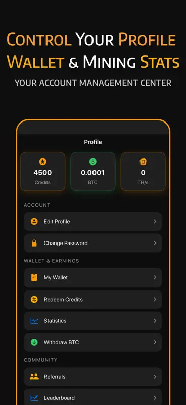 BTC Miner · Bitcoin Mining screenshot 6 of 6