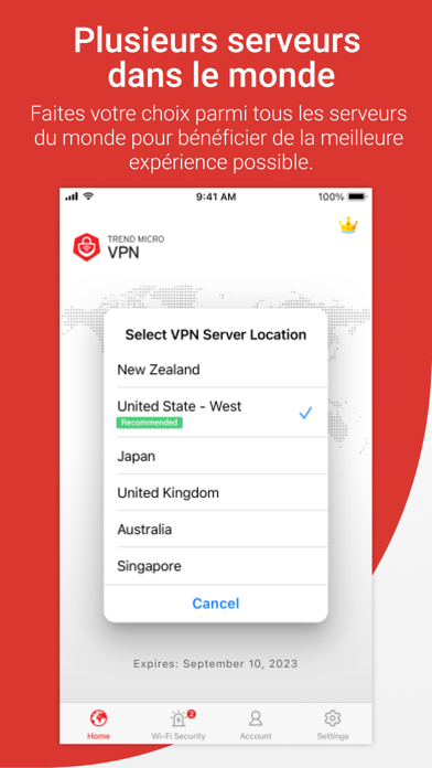 Screenshot #3 pour Trend Micro VPN - Secure Proxy