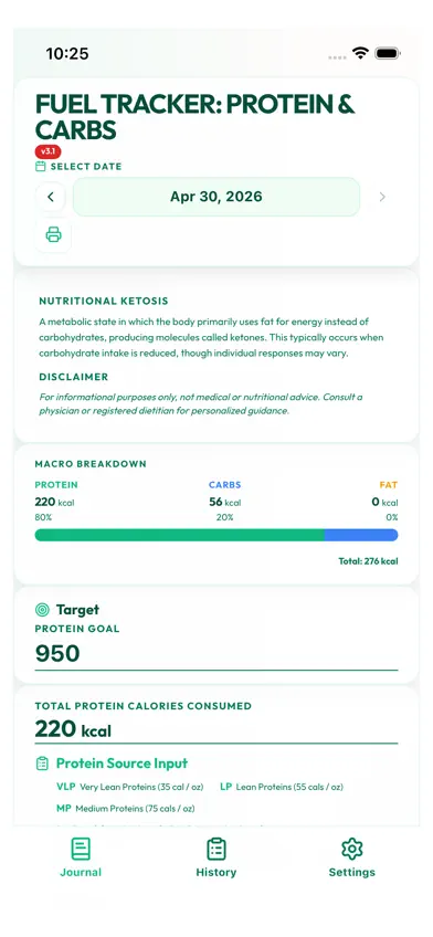 Fuel Tracker: Protein & Carbs screenshot 4