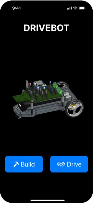 Drivebot BLE screenshot 1