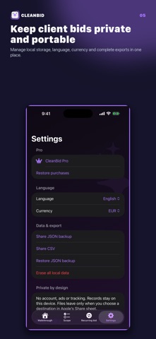 CleanBid: Cleaning Estimate Screenshot 5 of 6