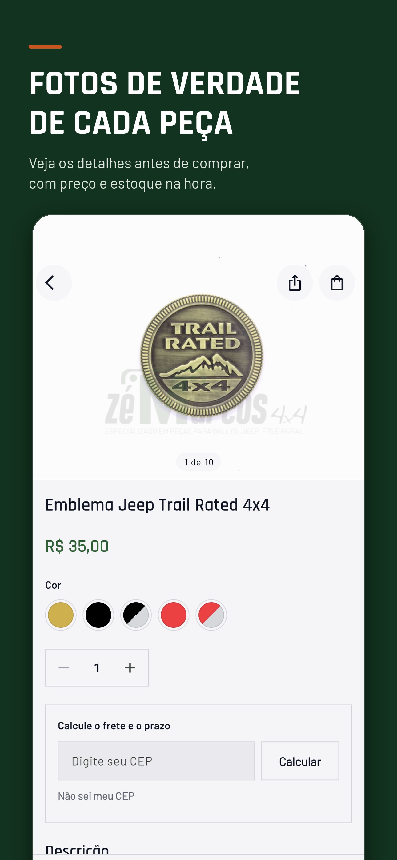 Screenshot 3 of Zé Marcos 4x4: Peças Willys