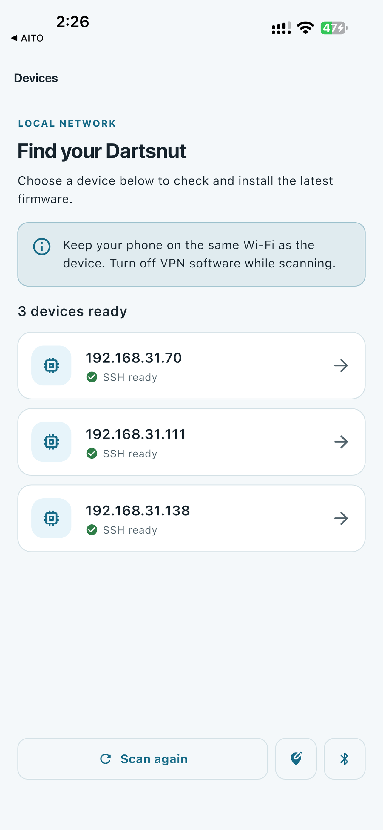 Dartsnut Updater screenshot 2