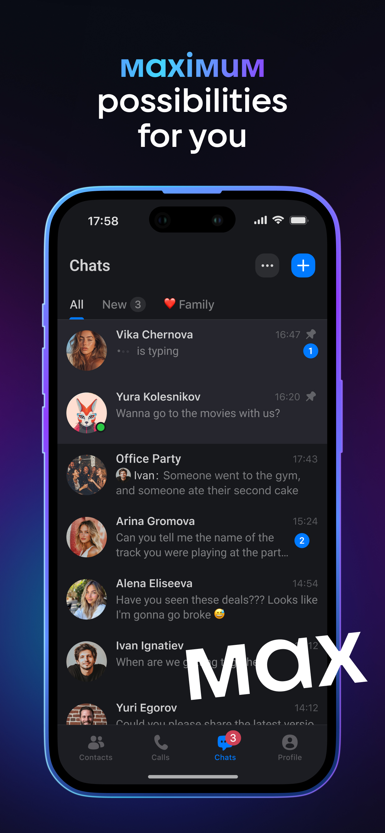 MAX: общение, звонки, сервисы