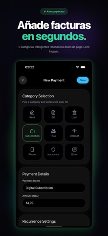 Último Pago: Facturas screenshot 2
