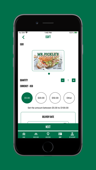 Mr. Pickle's Sandwich Shops iPhone screenshot 5 - Food & Drink app