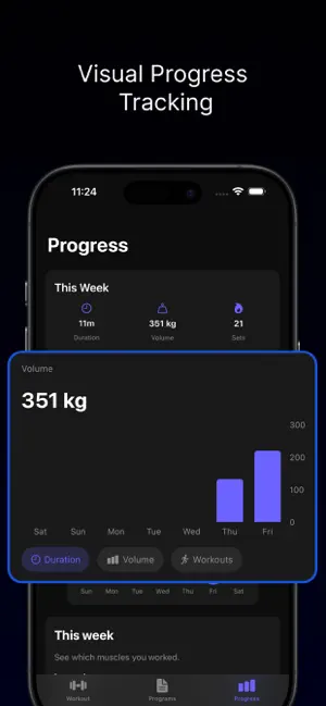 Gym Tracker Plus iPhone screenshot 3