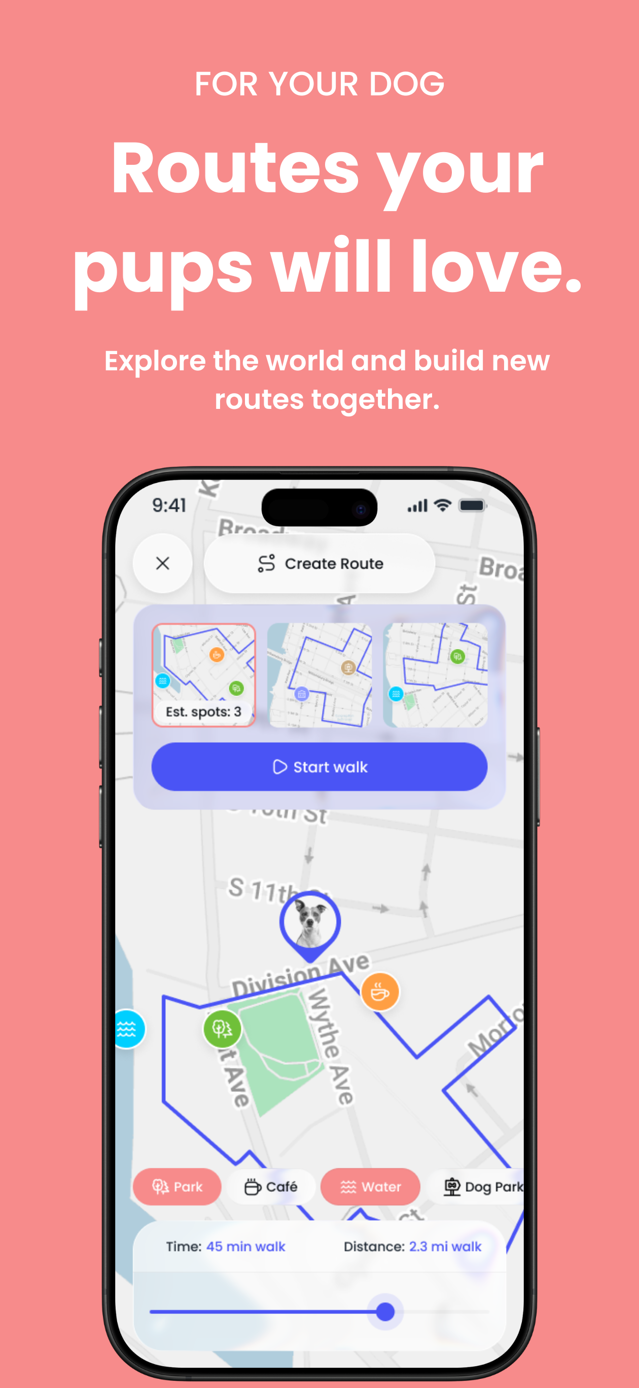 DOGES - Map & Track Dog Walks screenshot 5