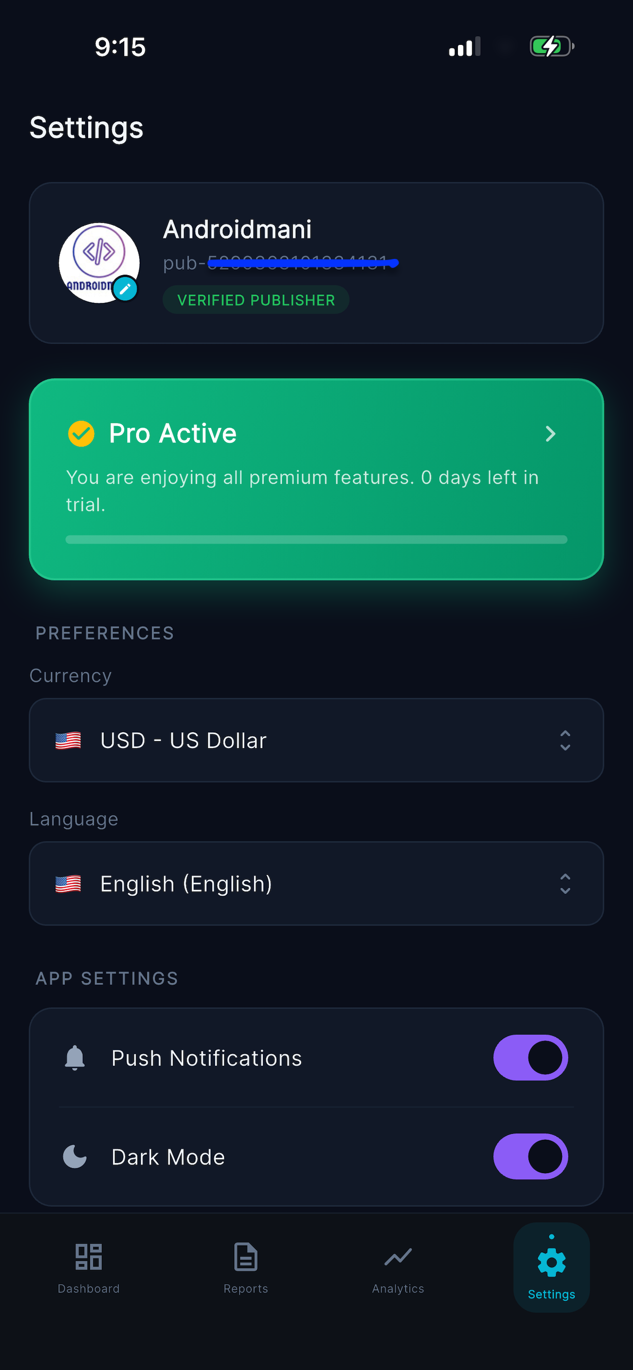 AdMobWise – AdMob Dashboard screenshot 5