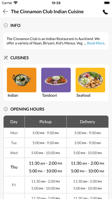 Cinnamon Club Indian Cuisine Screenshot