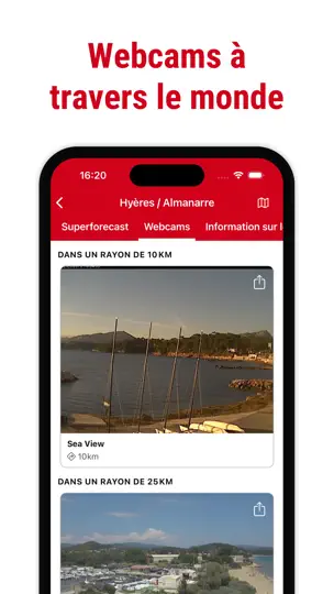 Capture d'écran de Windfinder Pro: Vent & Météo sur iPhone 8