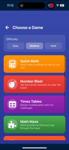 Math Arcade Games screenshot
